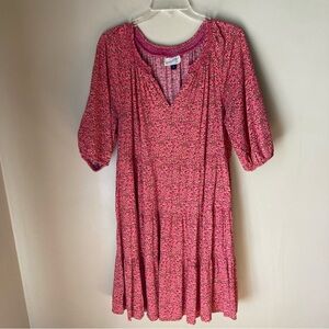 Universal Thread Pink Floral Midi Dress